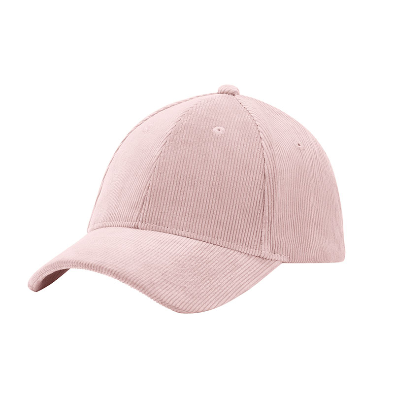 Corduroy 6 Panel Baseball Caps Custom Logo Acceptable - 图片 2