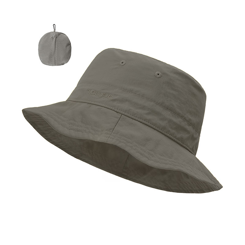 Anti-UV Wide Brim Fishing Hat Custom Logo Acceptable - 图片 2