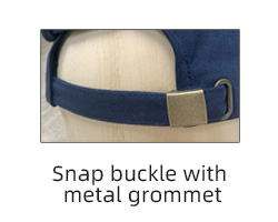 Joysport can customize clousure, snap buckle with metal grommet