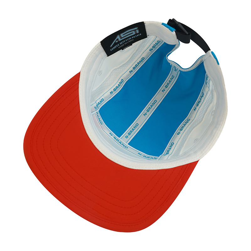 5 Panels Camper Caps with Flat Print logo - 图片 2