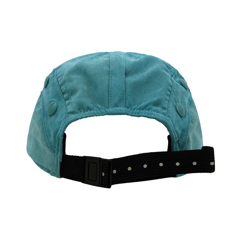 5 Panels Camper Cap with Refective Stipe Visor - 图片 3