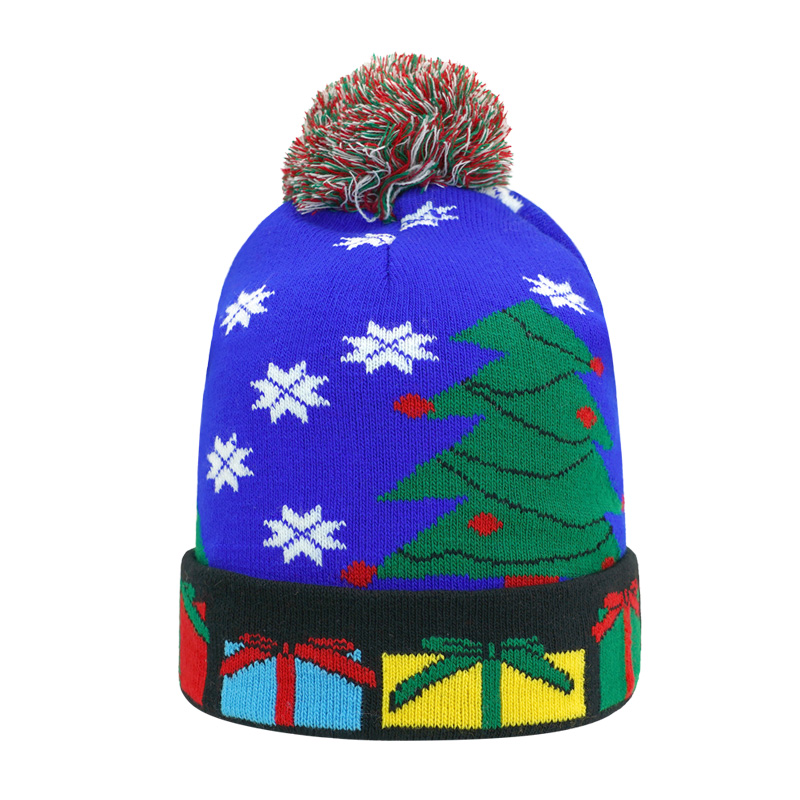 Dinosaur Acquard with Ligh Pompom Beanies - 图片 2