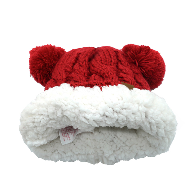 Pompom Beanies with Badge Logo - 图片 2