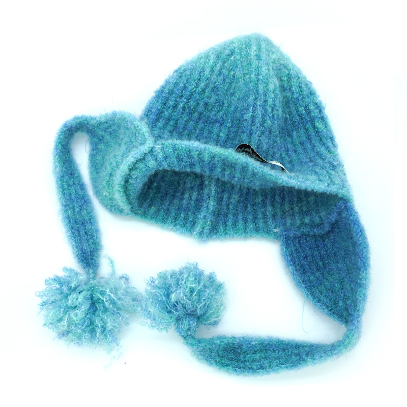 Gradient Yarn Trappers with Woven Loop Label - 图片 2